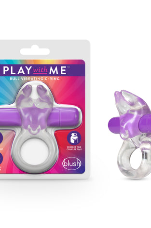 Play With Me  Bull Vibrating C-Ring - Purple BL-74201