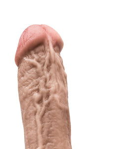 Dr. Skin - Mr. D - 8.5 Inch Dildo With Balls - Beige BL-15453