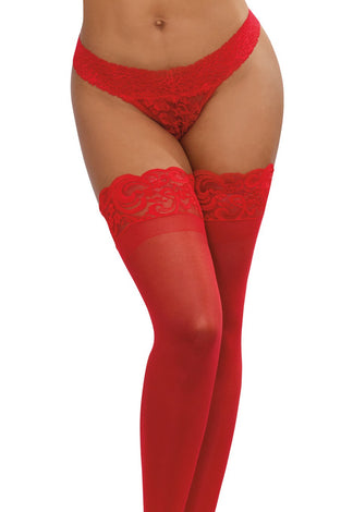 Thigh High - One Size - Red DG-0005REDOS