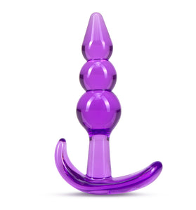 B Yours - Triple Bead Anal Plug - Purple BL-24411