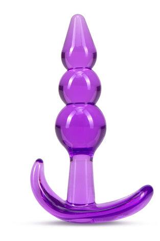 B Yours - Triple Bead Anal Plug - Purple BL-24411