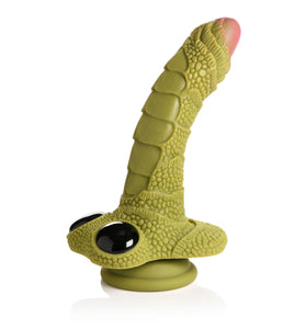 Swamp Monster Green Scaly Silicone Dildo CC-AH055-GRN