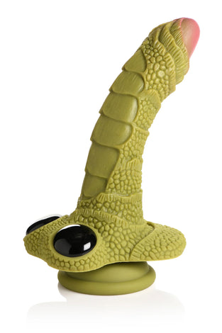 Swamp Monster Green Scaly Silicone Dildo CC-AH055-GRN