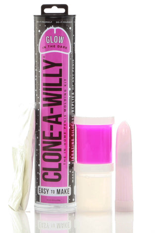Clone-a-Willy Glow-in-the-Dark Kit - Pink BD8027