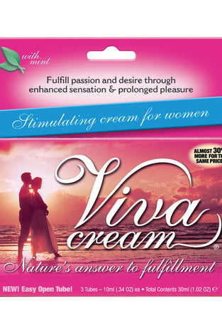 Viva Cream - 3 Count Box - 10ml Tubes MD-VC3MT