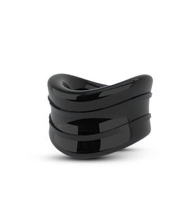 Stay Hard - Beef Ball Stretcher Snug - 1 Inch Diameter - Black BL-93305