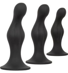 Silicone Anal Ripple Kit - Black SE0410252