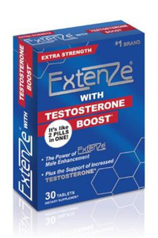 Extenze With Testosterone Boost 30ct Box EXTZWTB
