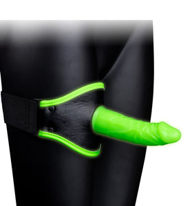 Thigh Strap-on With Silicone Dildo 5.7 Inch - Glow in the Dark OU-OU769GLO