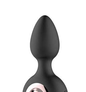 Gender Fluid Tremor Ring Plug Anal Vibe - Black GFL-4257