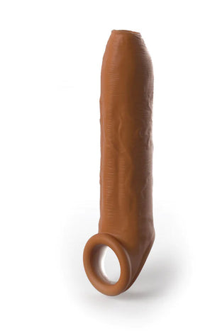 Fantasy X-Tensions Elite Uncut 7 Inch Extension  Sleeve With Strap - Tan PD4156-22