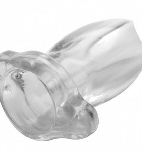 Peephole Clear Hollow Anal Plug - Large MS-AF816-LARGE