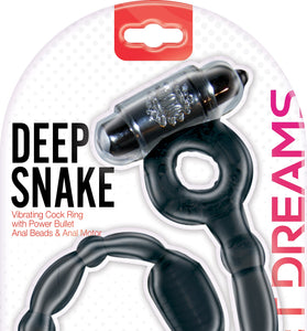 Wet Dreams Deep Snake - Black HTP2938
