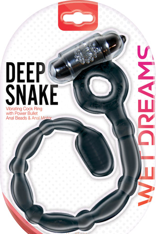 Wet Dreams Deep Snake - Black HTP2938