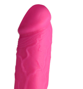 Pop Pecker 8.25 Inch Dildo With Balls - Pink POPP-AG768-PNK