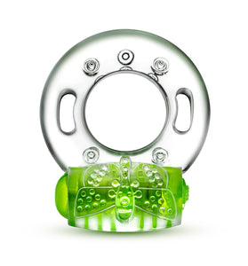 Play With Me - Arouser Vibrating C-Ring - Green BL-30622