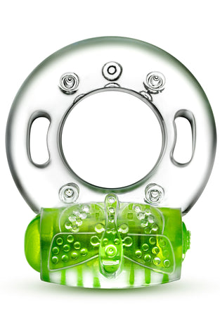 Play With Me - Arouser Vibrating C-Ring - Green BL-30622