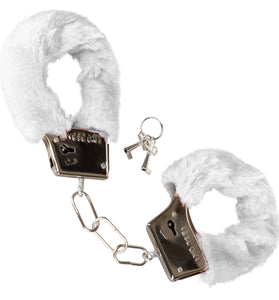 Playful Furry Cuffs - White SE2651153