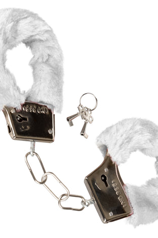 Playful Furry Cuffs - White SE2651153