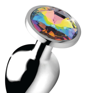 Rainbow Prism Gem Anal Plug - Large BTYS-AG375-LRG