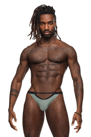 Magnificence Micro v-Thong - Small - Jade MP-455276JASM