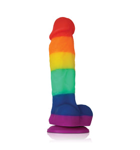 Colours Pride Edition - 5 Inch Dildo - Rainbow NSN0408-05