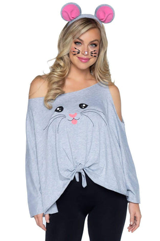 2 Pc Mouse Costume Poncho Set - One Size LA-86900
