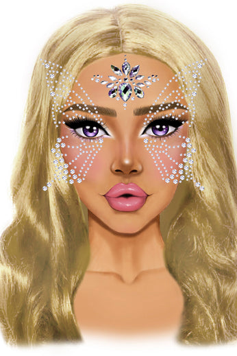 Fairy Adhesive Face Jewels Sticker LA-EYE041