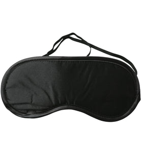 Sex and Mischief Satin Blindfold - Black SS100-01