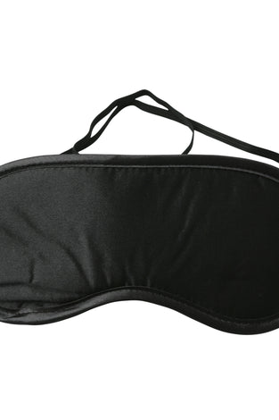 Sex and Mischief Satin Blindfold - Black SS100-01