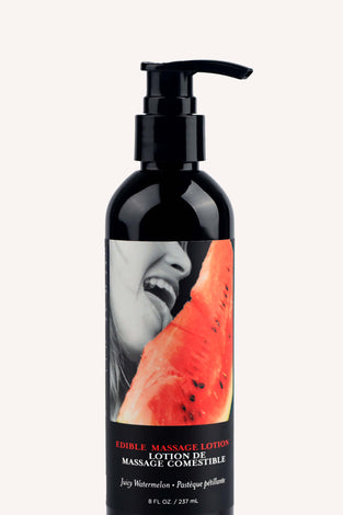 Edible Massage Lotion - Watermelon - 8 Fl. Oz. EB-MLE004