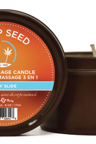 3-in-1 Massage Candle - 6 Oz. -  Slip n' Slide EB-HSCS022C