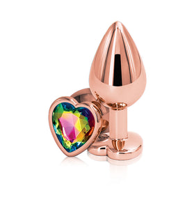 Rear Assets - Rose Gold Heart - Medium - Rainbow NSN0963-29