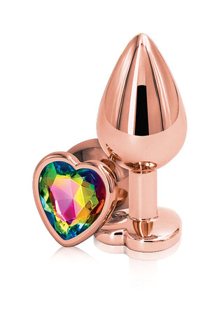 Rear Assets - Rose Gold Heart - Medium - Rainbow NSN0963-29
