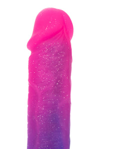 Naughty Bits Ombre Hombre XL Vibrating Dildo -  -  Pink/purple SE4410703