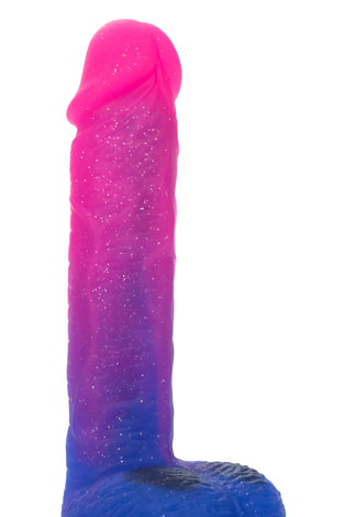 Naughty Bits Ombre Hombre XL Vibrating Dildo -  -  Pink/purple SE4410703