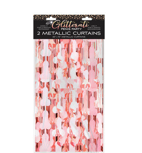 Glitterati Penis Foil Curtain - Rose Gold LG-CP1083