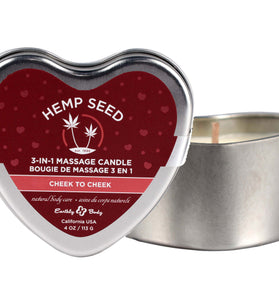 3-in-1 Massage Candle - Cheek to Cheek - 4 Oz EB-HSCV023B