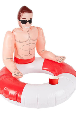 Inflatabale Lifeguard Hunk Swim Ring FV-50885