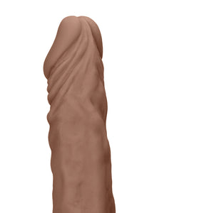 8 Inch Dong With Testicles - Tan SH-REA095TAN