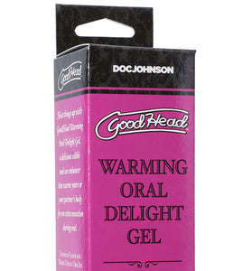 Goodhead - Warming Oral Delight Gel -  Strawberry - 4 Fl. Oz. DJ1361-13-BX