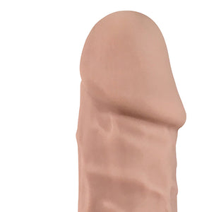 8 Inch Fleshstixxx Silicone Dildo With Balls -  Vanilla CN-19-0529-10