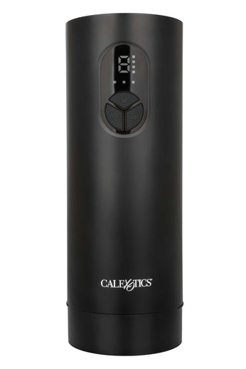 Bionic Sucking and Vibrating Masturbator - Black SE0851503