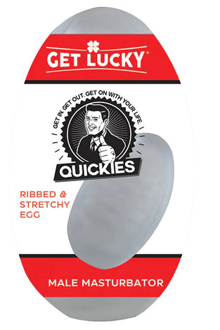Get Lucky Quickies Ribbed and Stretchy Egg Male Masturbator TMN-GL-0510