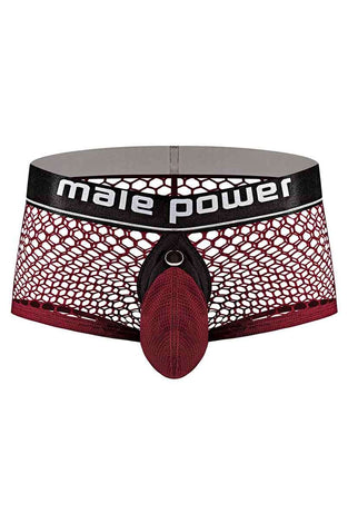 Cock Pit Net Mini Cock Ring Short - Extra Large - Burgundy MP-120260BNXL