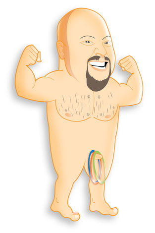 Bachelorette Party Favors Midget Man Ring Toss PD8200-00