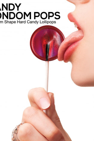 Candy Condom Pop -  Strawberry HTP3221