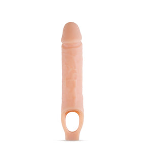 Performance Plus - 10 Inch Silicone Cock Sheath Penis Extender - Vanilla BL-22593
