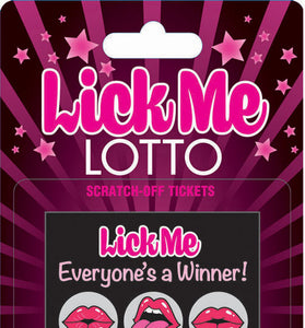 Lick Me Lotto 12 Winning Tickets! LG-BG069