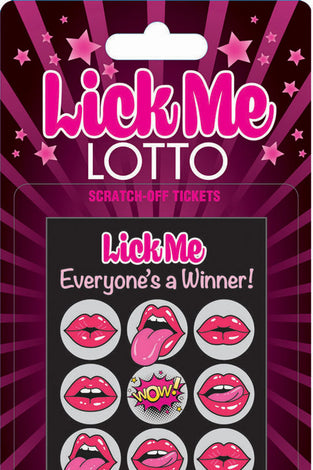 Lick Me Lotto 12 Winning Tickets! LG-BG069
